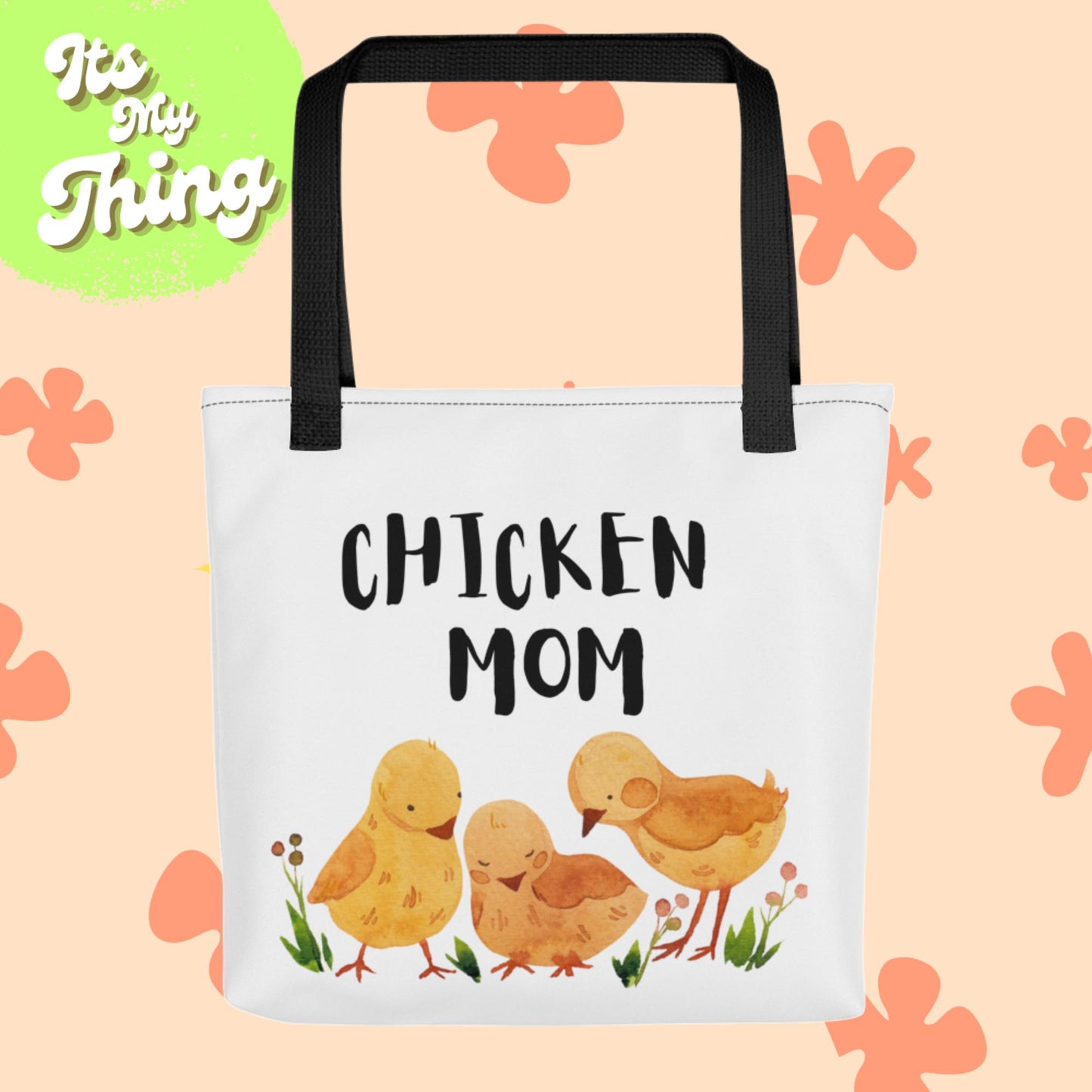 Chicken Mom Tote bag