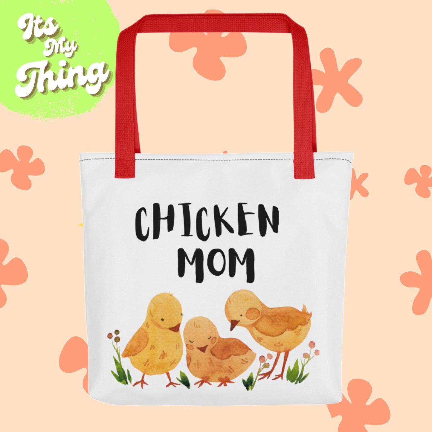 Chicken Mom Tote bag