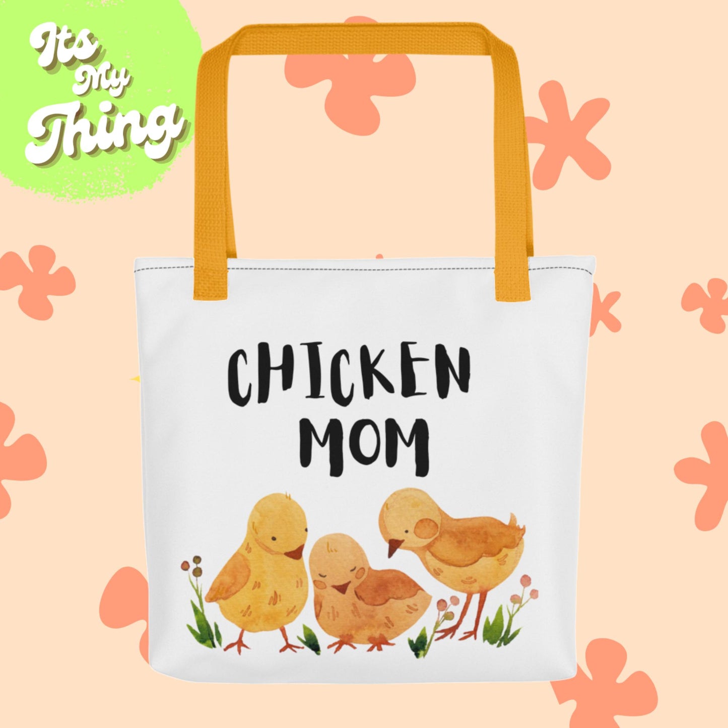 Chicken Mom Tote bag