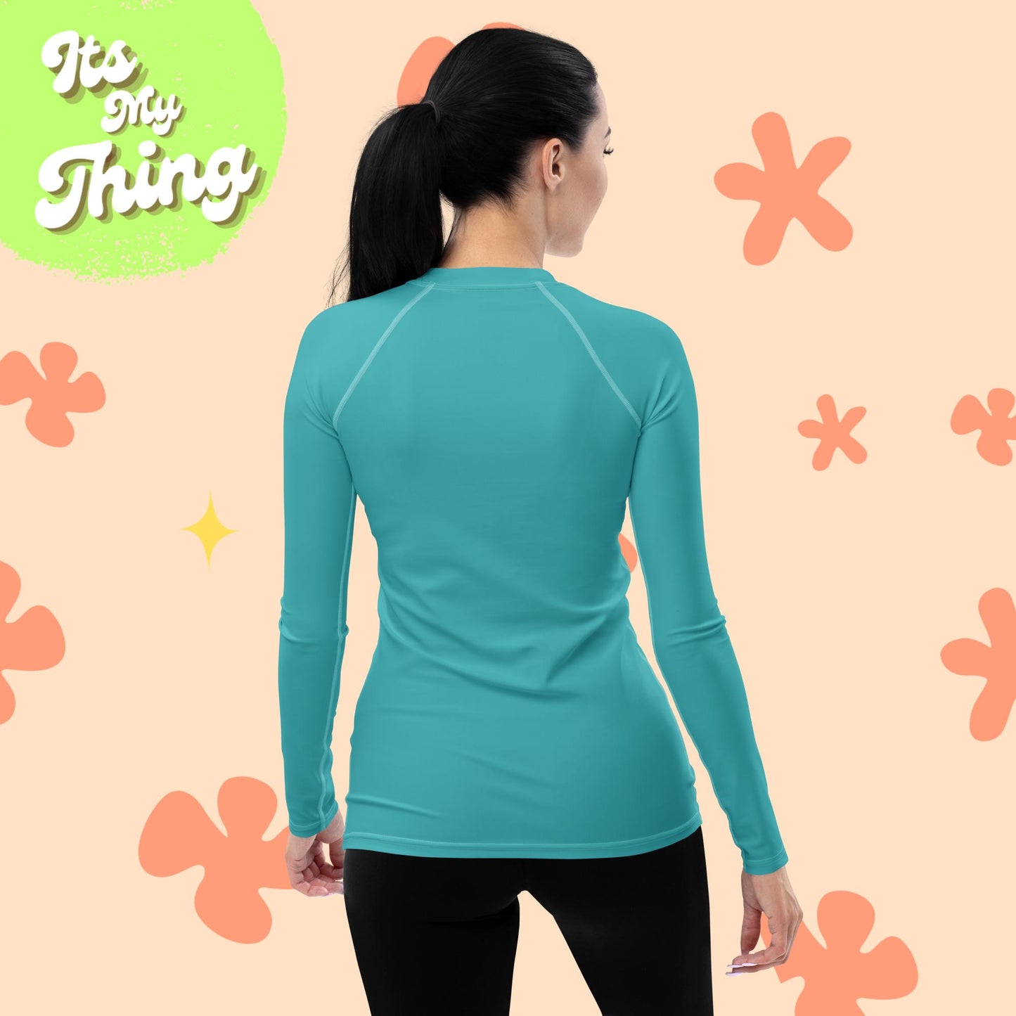 Happy Sea Life Women's Rash Guard