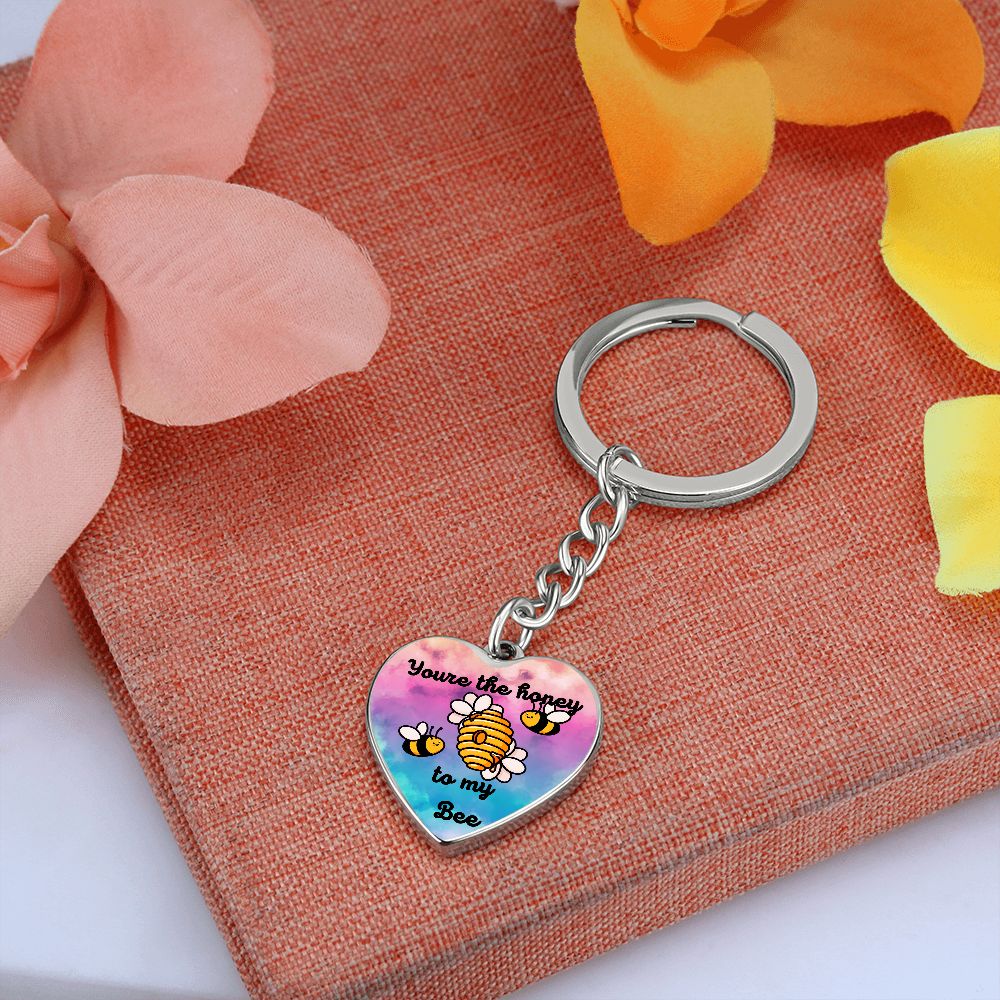 You're the Honey To My Bee Keychain