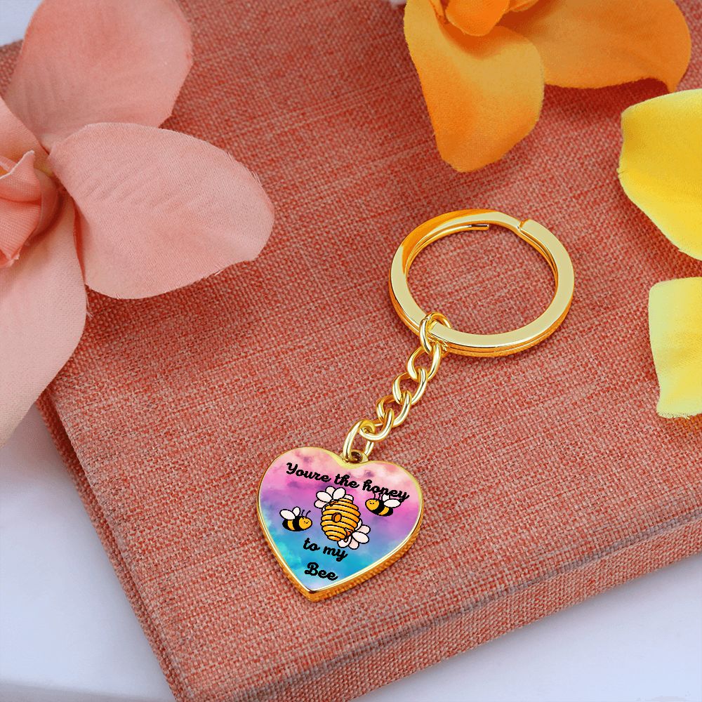 You're the Honey To My Bee Keychain