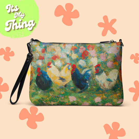 Renaissance Chickens Crossbody bag