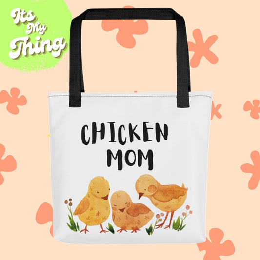 Chicken Mom Tote bag