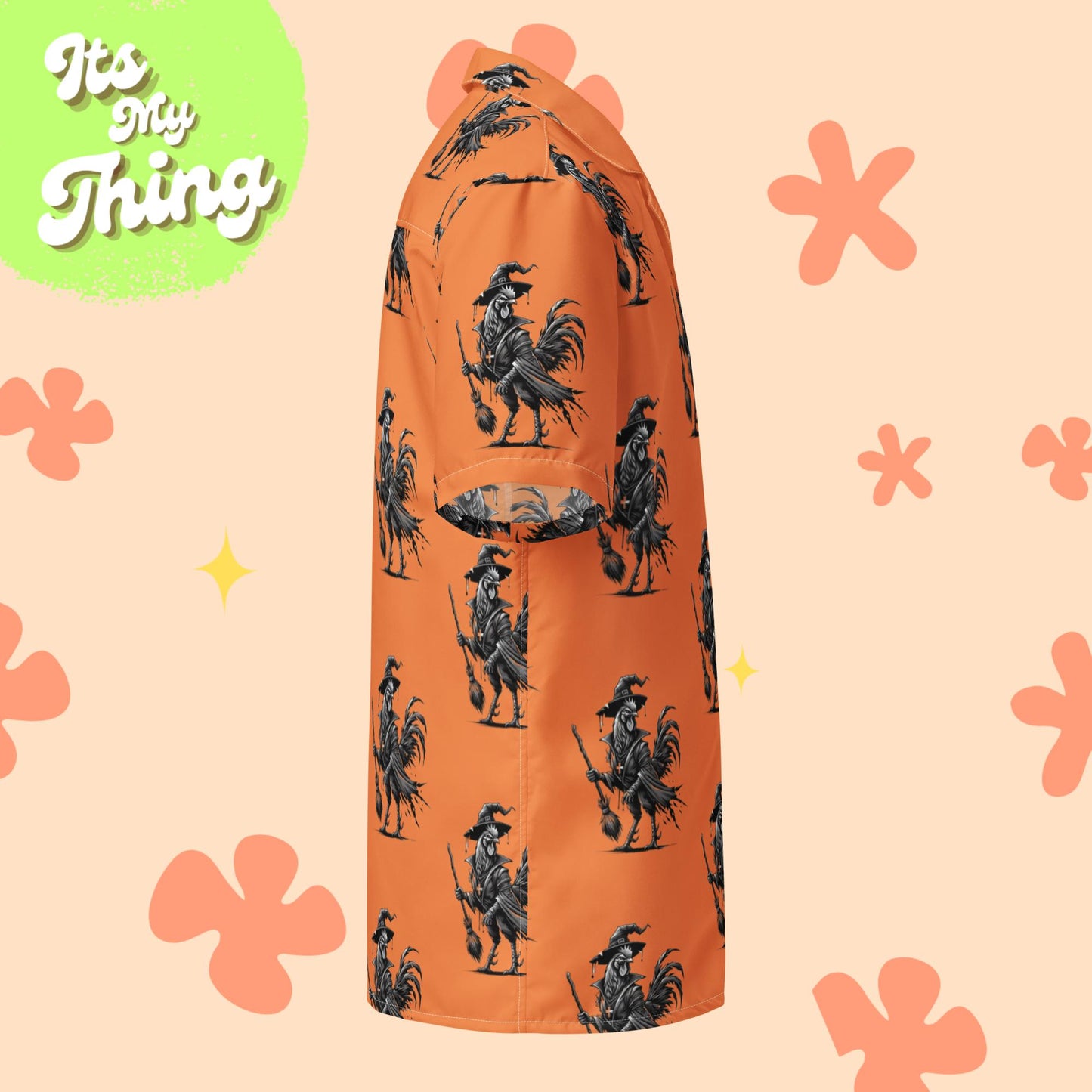 Warlock Rooster Unisex button shirt