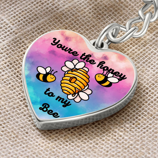 You're the Honey To My Bee Keychain
