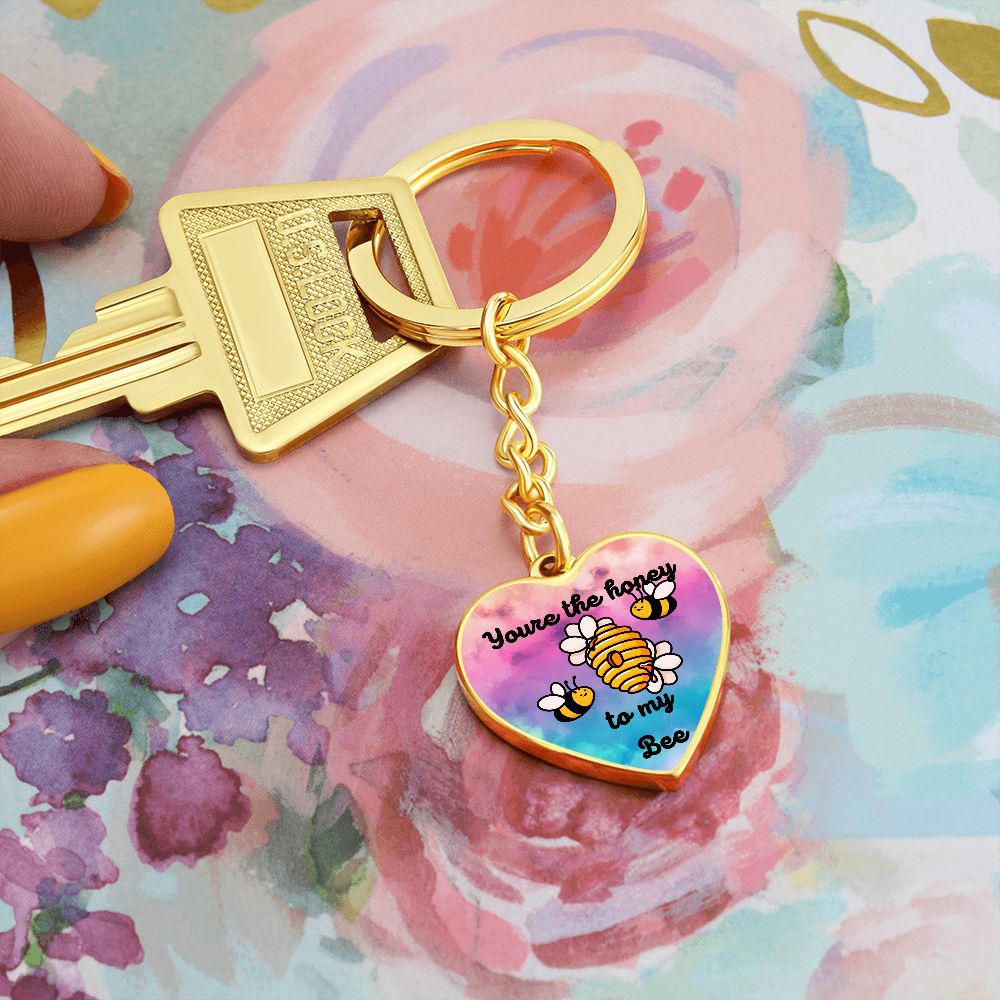 You're the Honey To My Bee Keychain