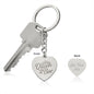 Queen Bee Engraved Heart Keychain (w/Custom Option)