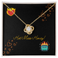 Hot Mess Honey Love Knot Necklace