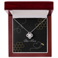 Bee Mine Love Knot Necklace
