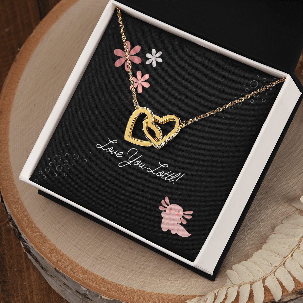 Love You Lottl Interlocking Hearts Necklace