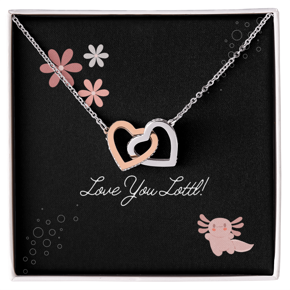 Love You Lottl Interlocking Hearts Necklace