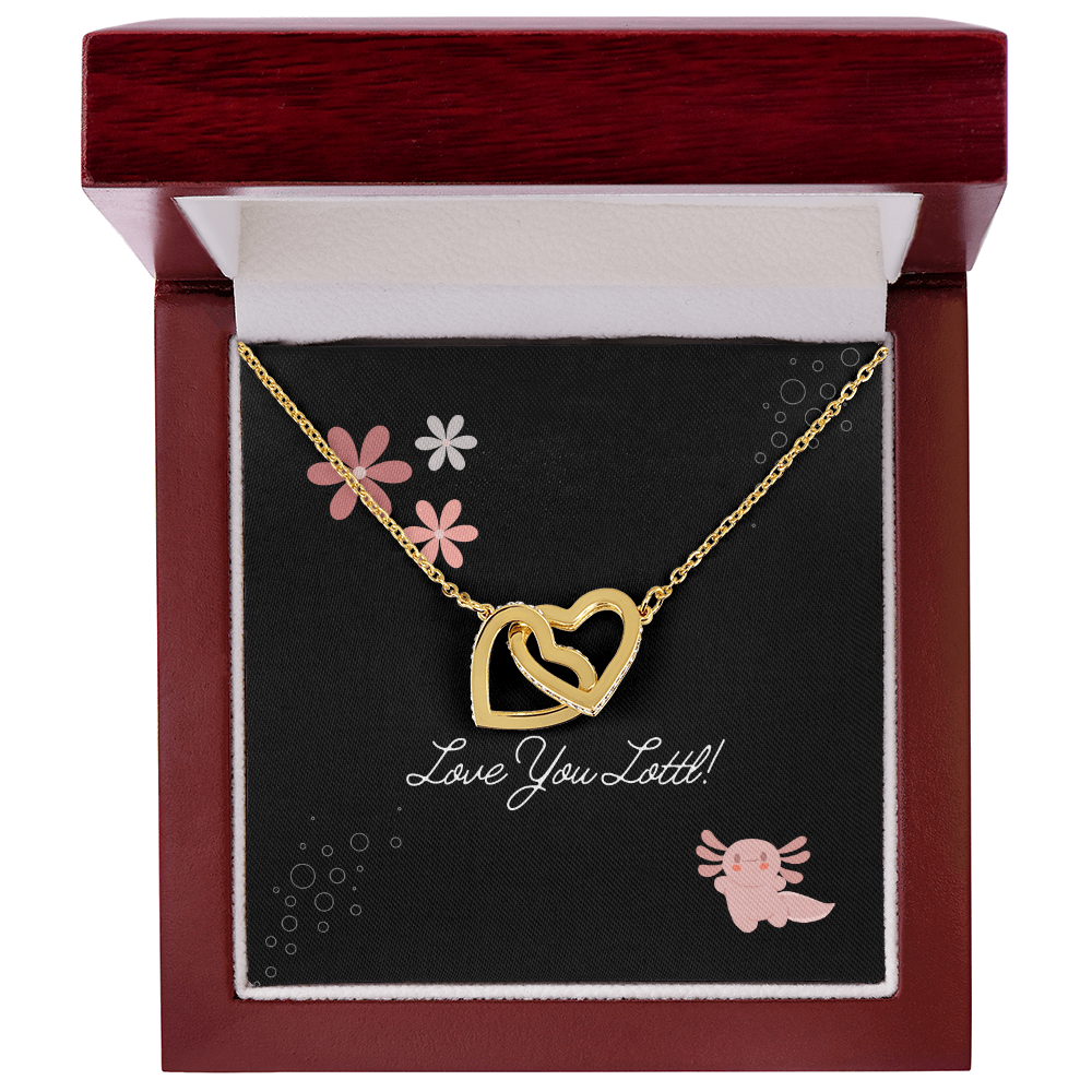 Love You Lottl Interlocking Hearts Necklace