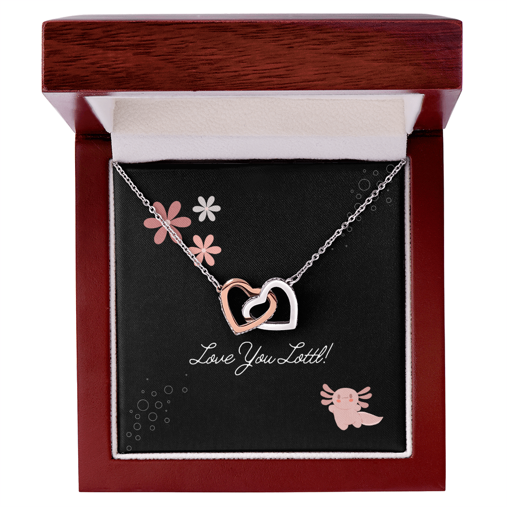 Love You Lottl Interlocking Hearts Necklace