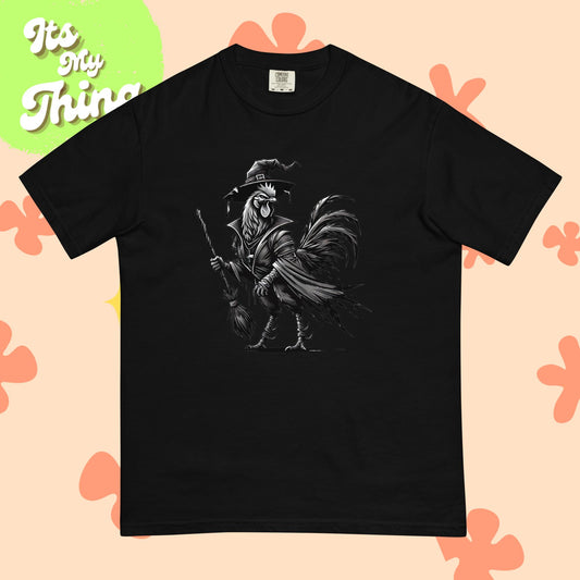 Warlock Rooster Unisex garment-dyed heavyweight t-shirt